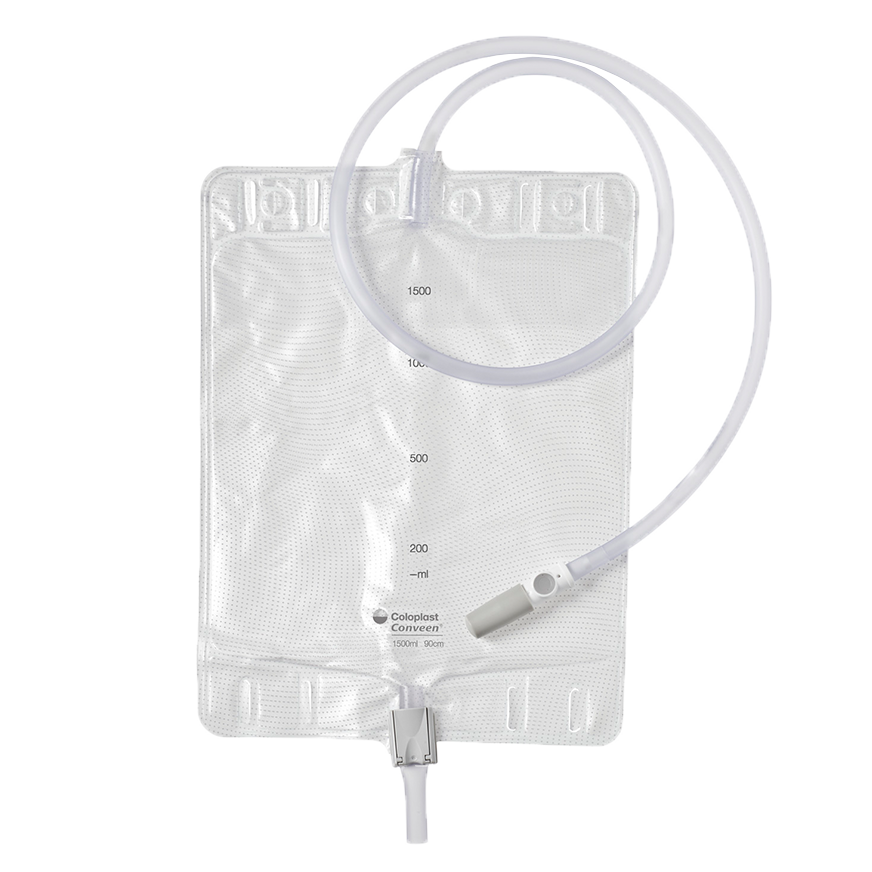 Conveen® Standard Day/Night Urine Bag, Clamp outlet, non-sterile